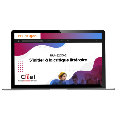 FRA-5203-2 – S’initier à la critique littéraire, édition CIEL