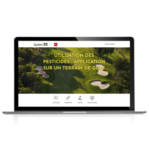 Formation en ligne : Utilisation des pesticides - Application sur un terrain de golf